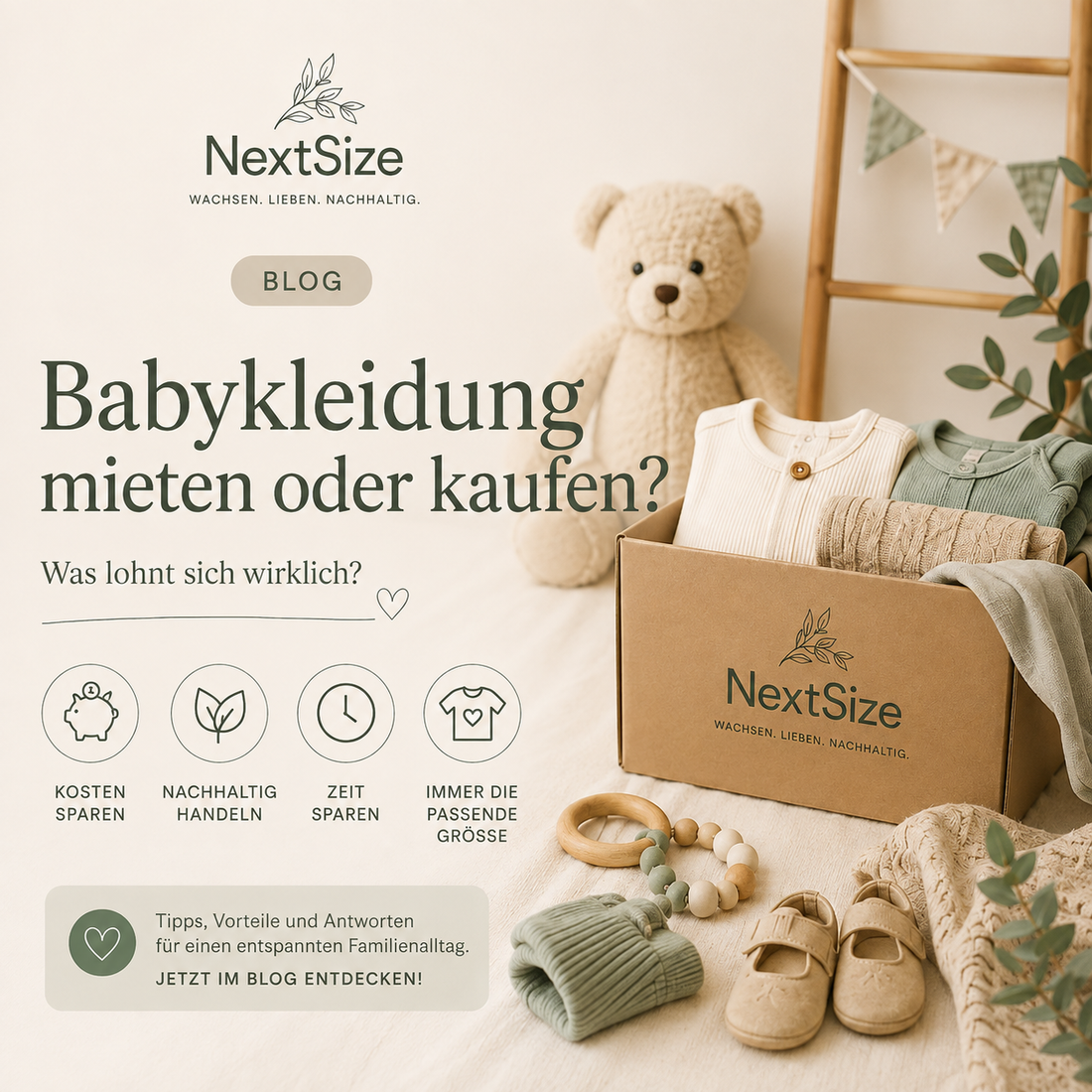 Babykleidung mieten oder kaufen? Was lohnt sich wirklich?