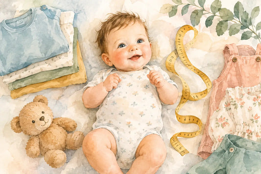Welche Kleidergröße hat mein Baby? So findet ihr sie