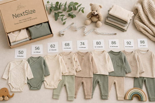Welche Babygröße passt wann? Der komplette Größenguide für Eltern