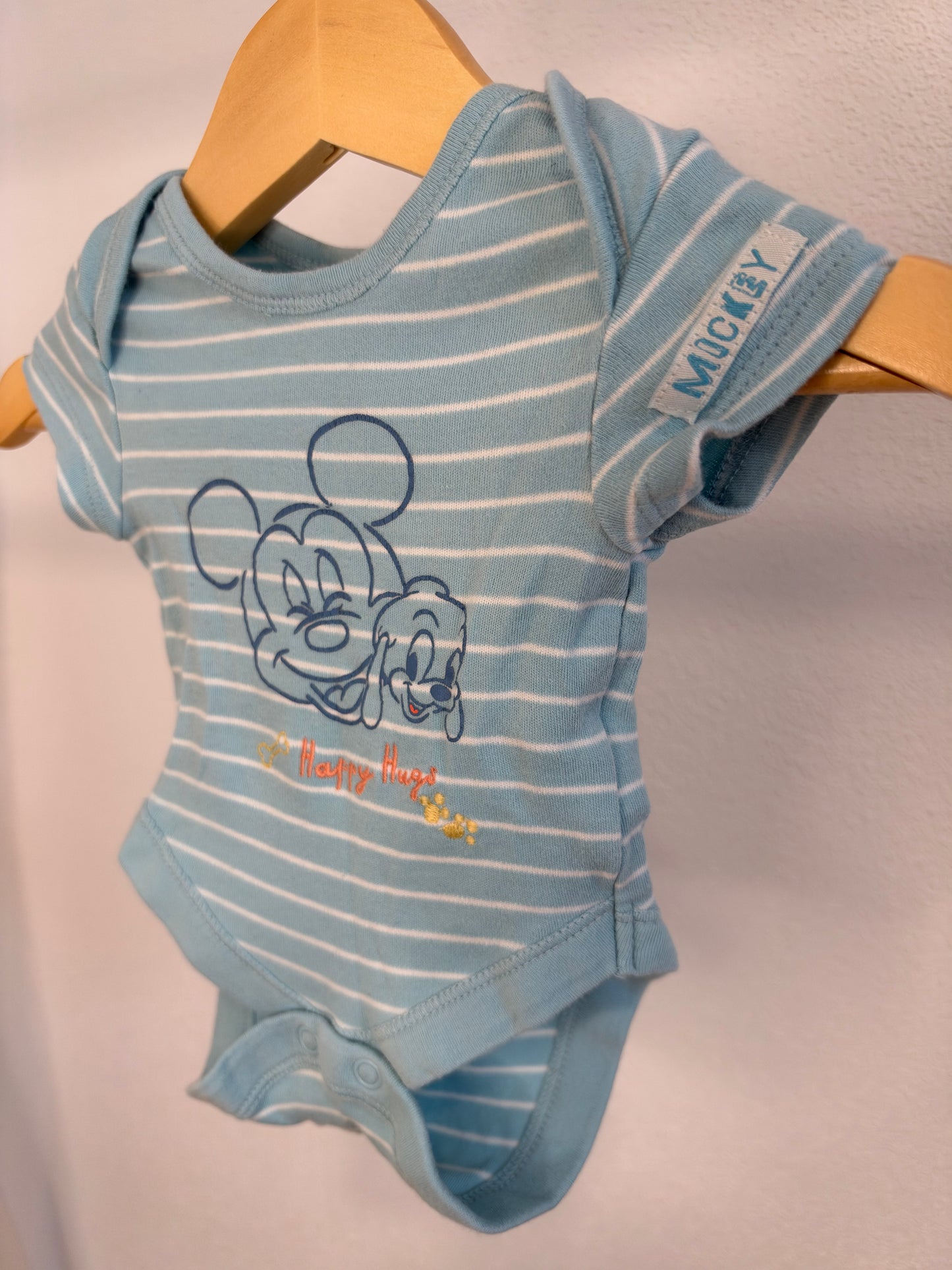 Kurzarmbody - Gr. 50/56 - Disney Baby Mickey Mouse