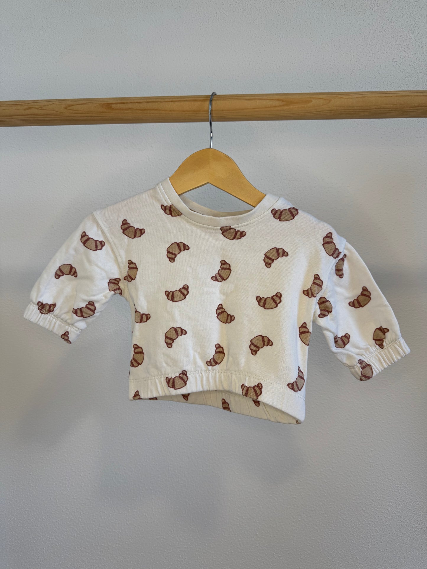 Pullover mit Croissant Muster - Gr. 62 - Ergee