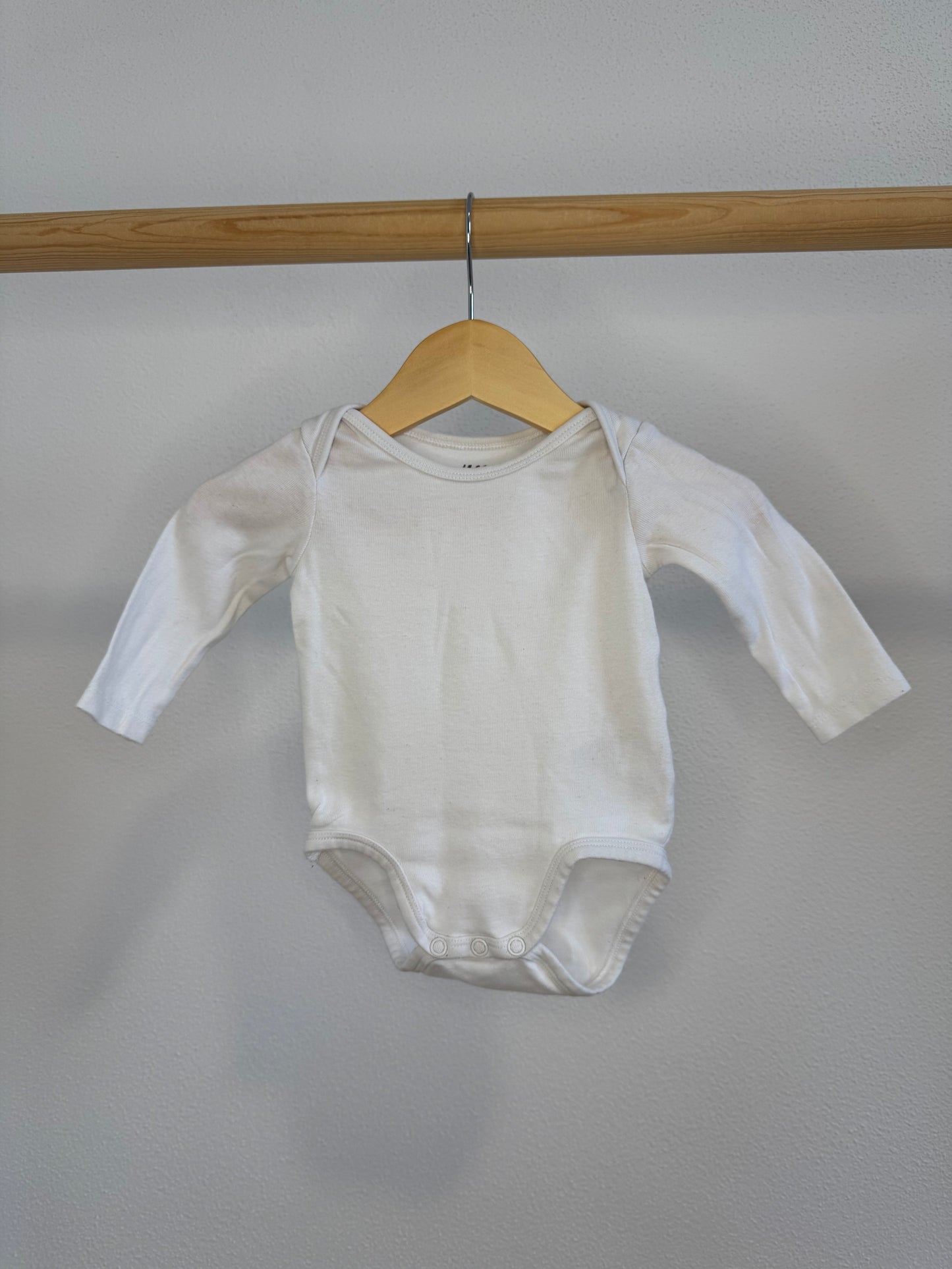 Basic Langarmbody - Gr. 56 - H&M